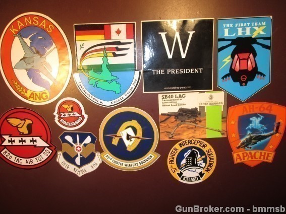 Lot of Vintage US.1980's Military Unit Stickers #2-img-0