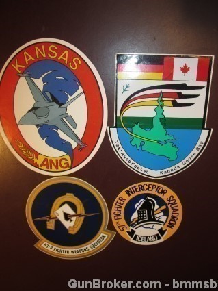 Lot of Vintage US.1980's Military Unit Stickers #2-img-1