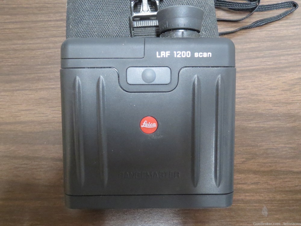 Leica Range Master 1200, LRF 1200 scan, with carry holster, works, used-img-1