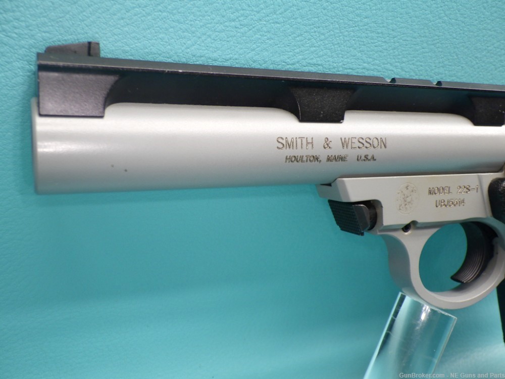 Smith & Wesson 22S-1 .22LR 5.5" Bull bbl Pistol W/ Box & 2 Mags-img-10