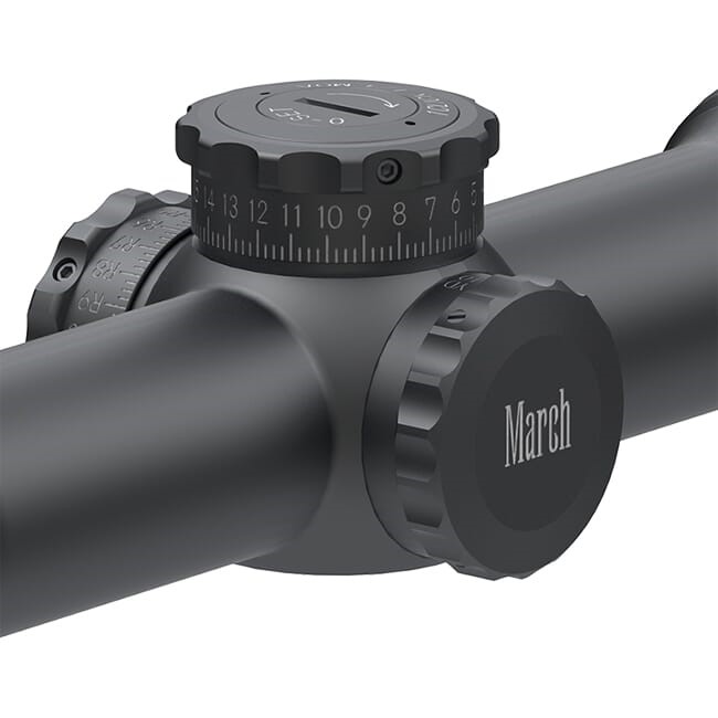 March Compact Tactical 2.5-25x42 Di-plex Reticle 1/4MOA Riflescope D25V42T-img-2