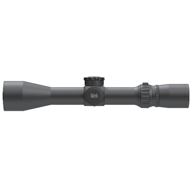 March Compact Tactical 2.5-25x42 Di-plex Reticle 1/4MOA Riflescope D25V42T-img-1