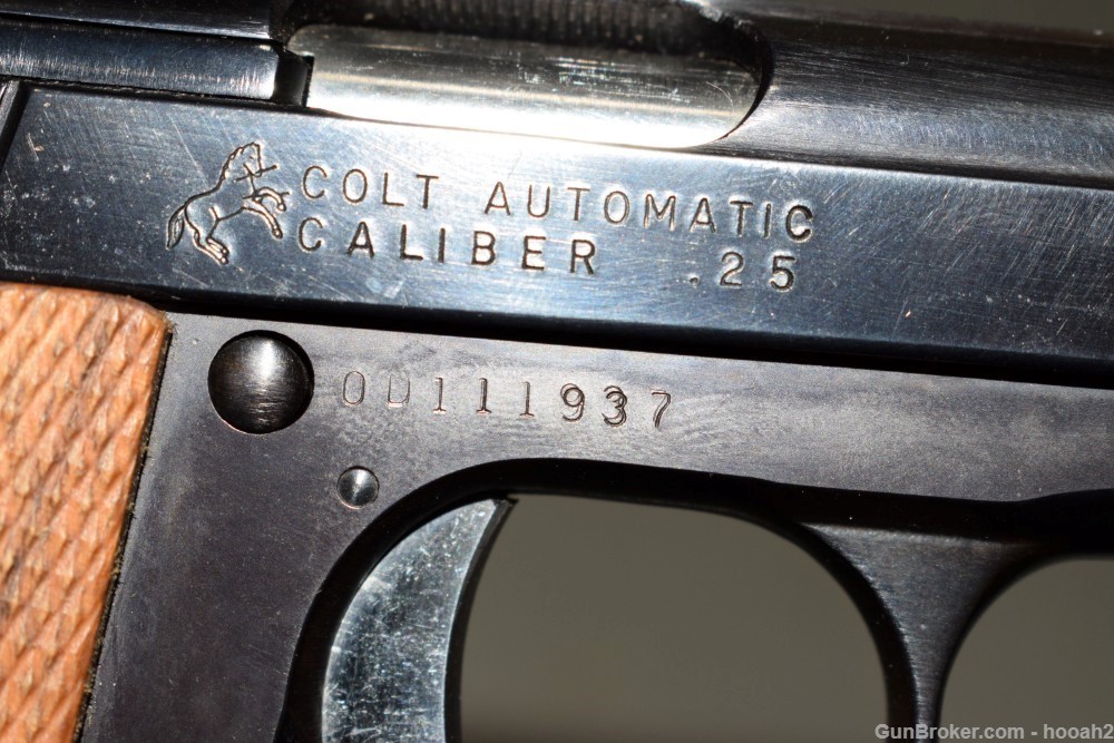 Nice Colt FIE Junior Automatic Semi Auto Pistol 25 ACP W Box 1973 -img-16