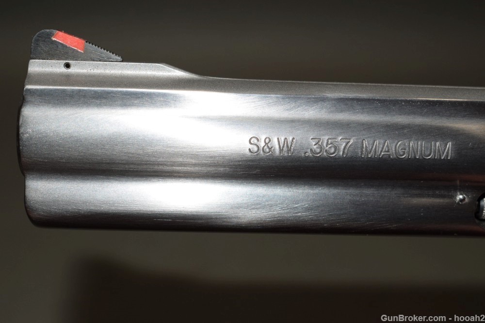 Nice Smith & Wesson 686-6 Plus Combat Magnum 7 Shot 357 Mag Revolver 6"-img-13