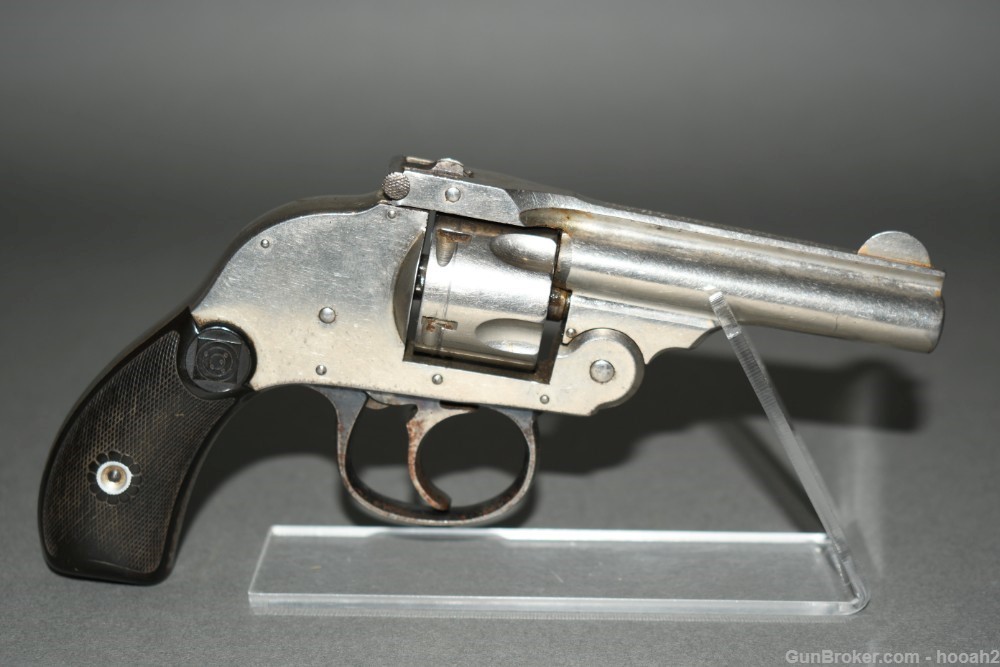 Harrington & Richardson Small Frame 2nd Model Hammerless DA Revolver 32 S&W-img-0