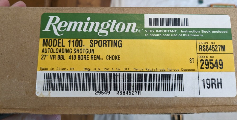 Remington 1100 Sporting .410 Shotgun 3" stunning! nice wood!-img-17