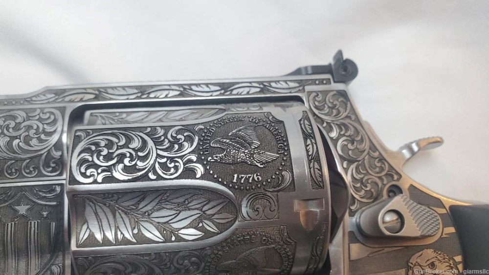 Ultra Rare Custom Engraved S&W Smith & Wesson 460 XVR 5" barrel-img-5