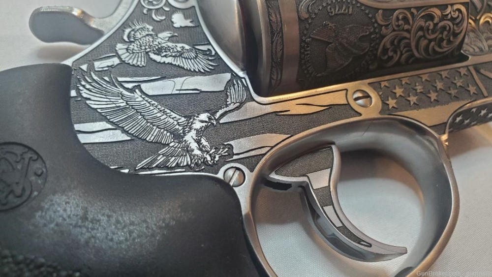 Ultra Rare Custom Engraved S&W Smith & Wesson 460 XVR 5" barrel-img-11