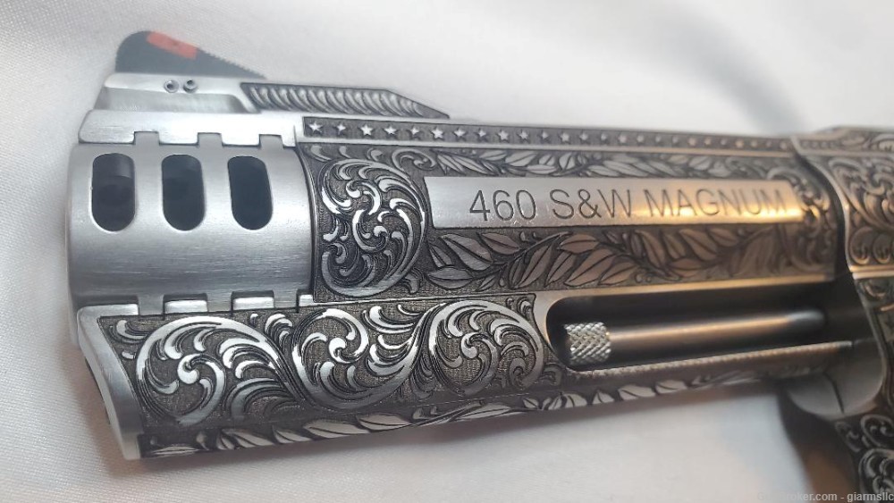 Ultra Rare Custom Engraved S&W Smith & Wesson 460 XVR 5" barrel-img-1