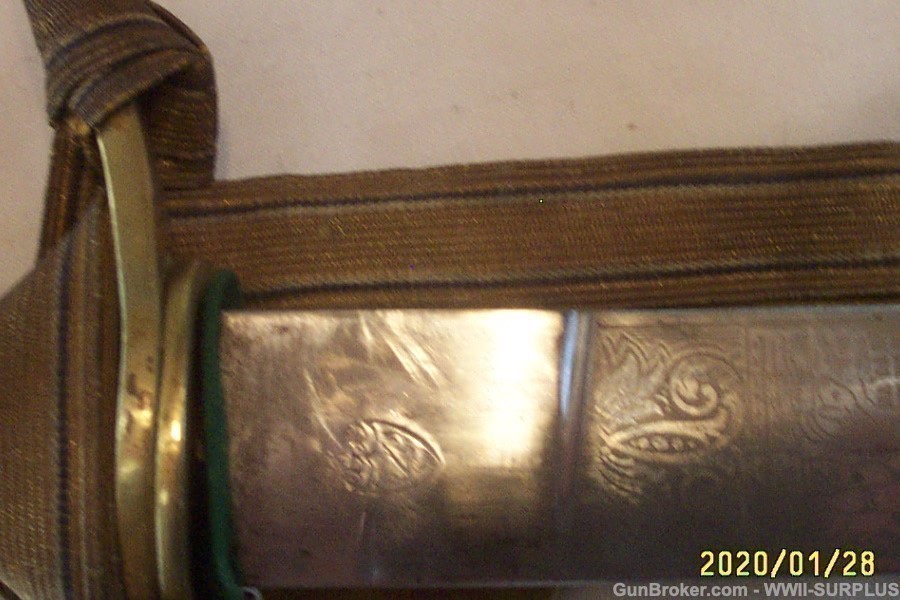 RARE WWII GERMAN DELUXE LIONS HEAD SENIOR FORESTRY CUTLASS w/KNOT& FROG +-img-30