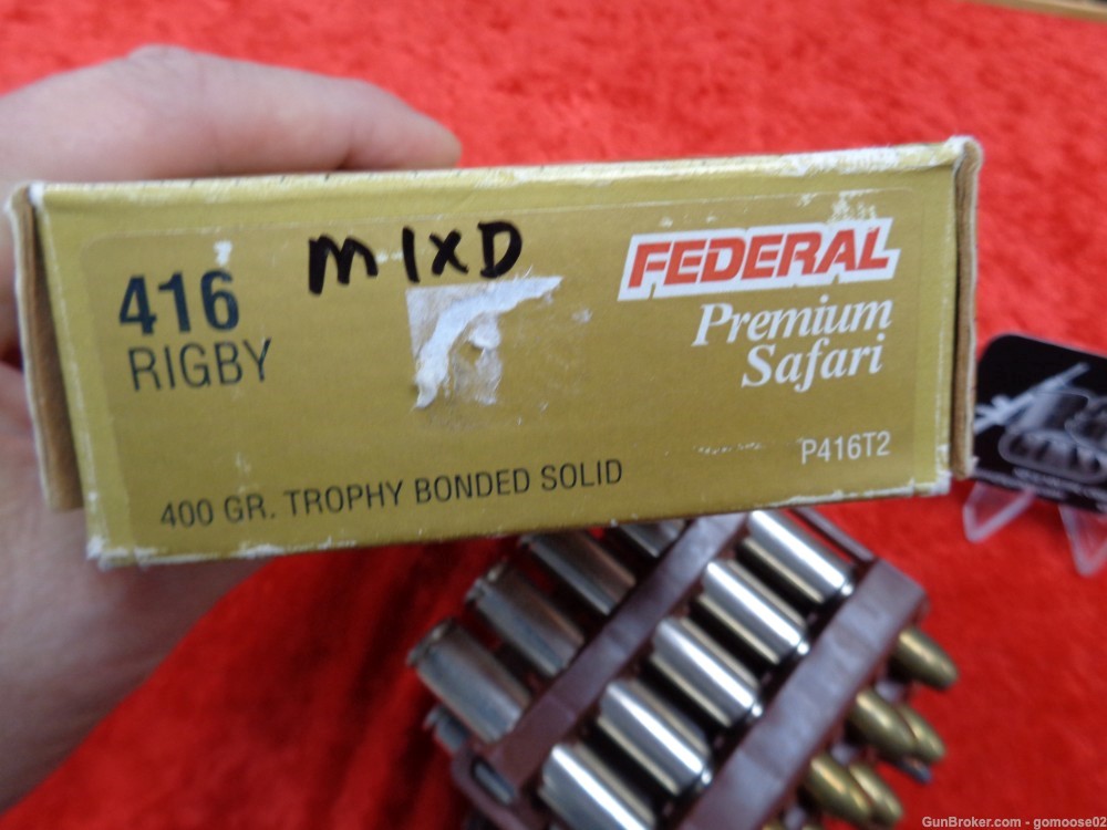 416 Rigby Federal Ammo Ammunition Box 400 Grain Rifle Safari WE TRADE & BUY-img-6