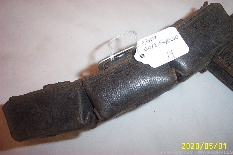 WWII GERMAN HEER KRIEGSMARINE K98 RIFLE AMMO POUCH DATED &MARKED YOU CHOOSE-img-20