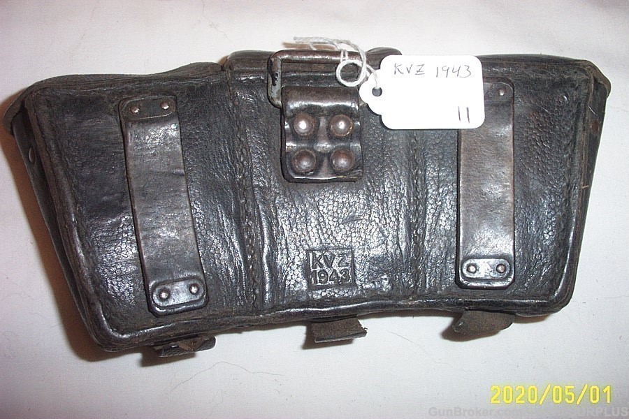WWII GERMAN HEER KRIEGSMARINE K98 RIFLE AMMO POUCH DATED &MARKED YOU CHOOSE-img-4