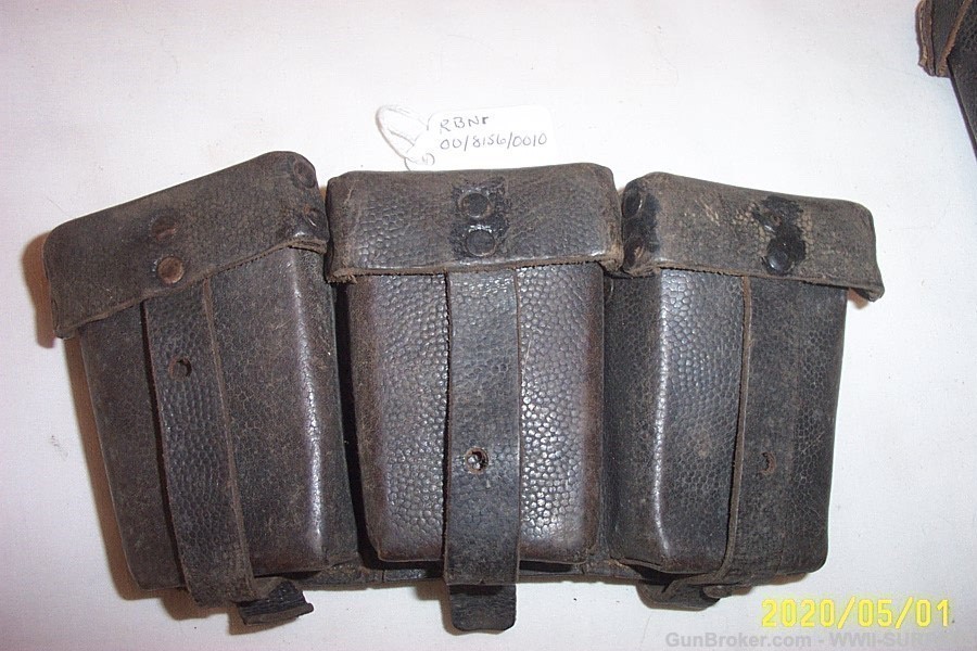 WWII GERMAN HEER KRIEGSMARINE K98 RIFLE AMMO POUCH DATED &MARKED YOU CHOOSE-img-18