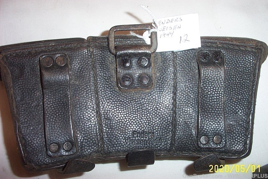 WWII GERMAN HEER KRIEGSMARINE K98 RIFLE AMMO POUCH DATED &MARKED YOU CHOOSE-img-9