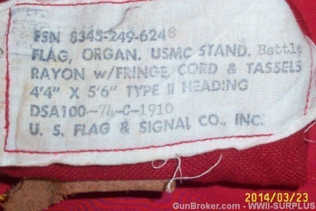 VIETNAM WAR ERA U.S.M.C. BATTLE STANDARD AIR WING-img-8