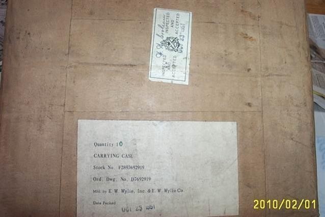 WWII UNISSUED 1903A4 MIC M1D SNIPER SCOPE CASE M65-img-1