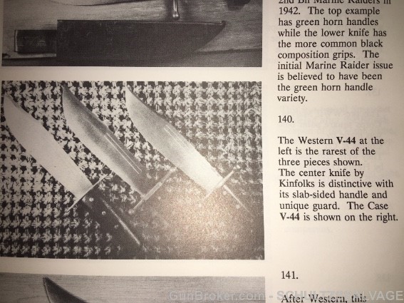 RARE WWII WW II WESTERN V44  USMC RAIDER KNIFE-img-12