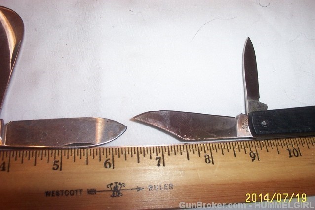 2 VINTAGE COLONIAL 2-BLADE POCKET KNIVES ELECTRIC!-img-6
