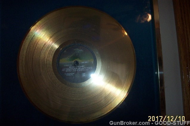 ORIGINAL BON JOVI GOLD RECORD "NEW JERSEY"EUROPE!-img-1