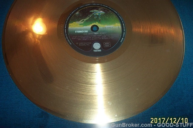 ORIGINAL BON JOVI GOLD RECORD "NEW JERSEY"EUROPE!-img-4