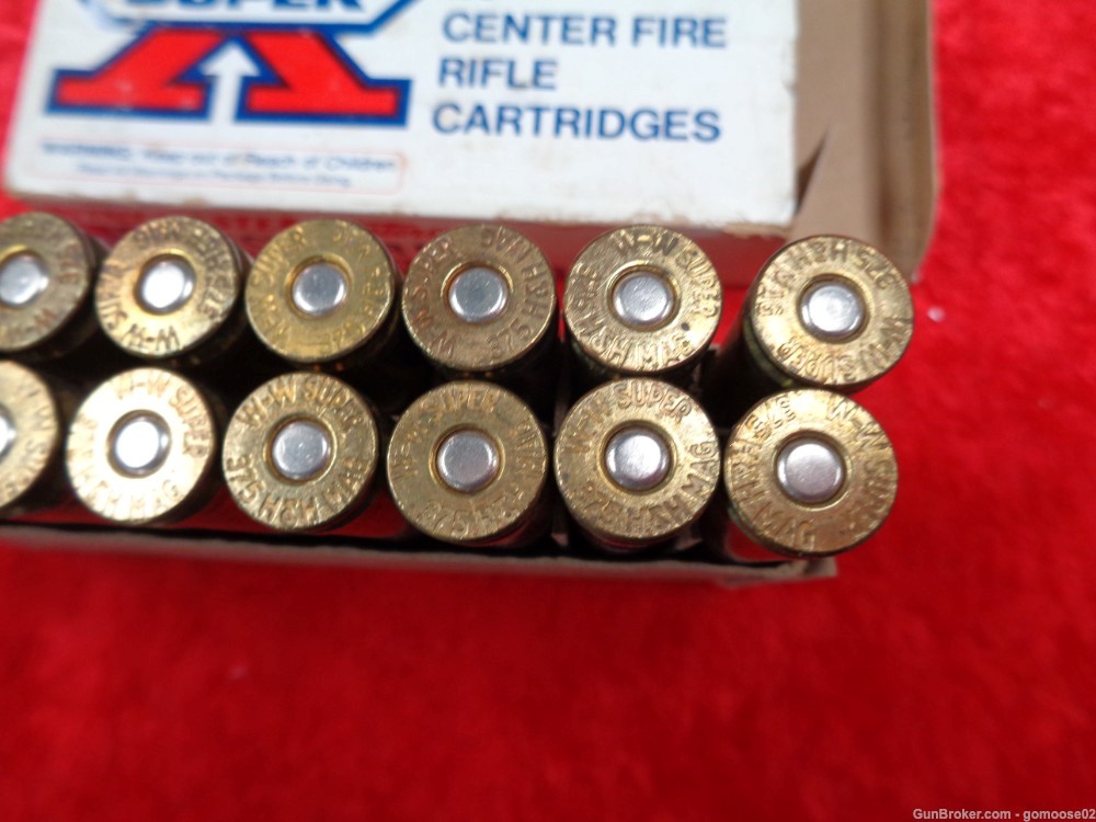 Winchester Super X 375 H&H Magnum Mag Rifle Ammo Box Ammunition I BUY TRADE-img-2