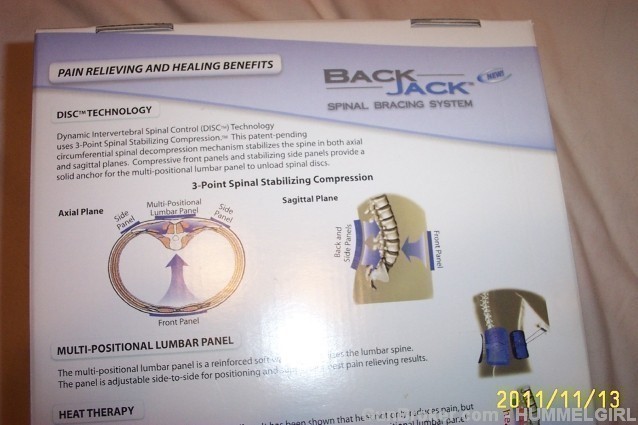 NEW IN BOX BACK JACK SPINAL BRACING SYSTEM M/LARGE-img-4