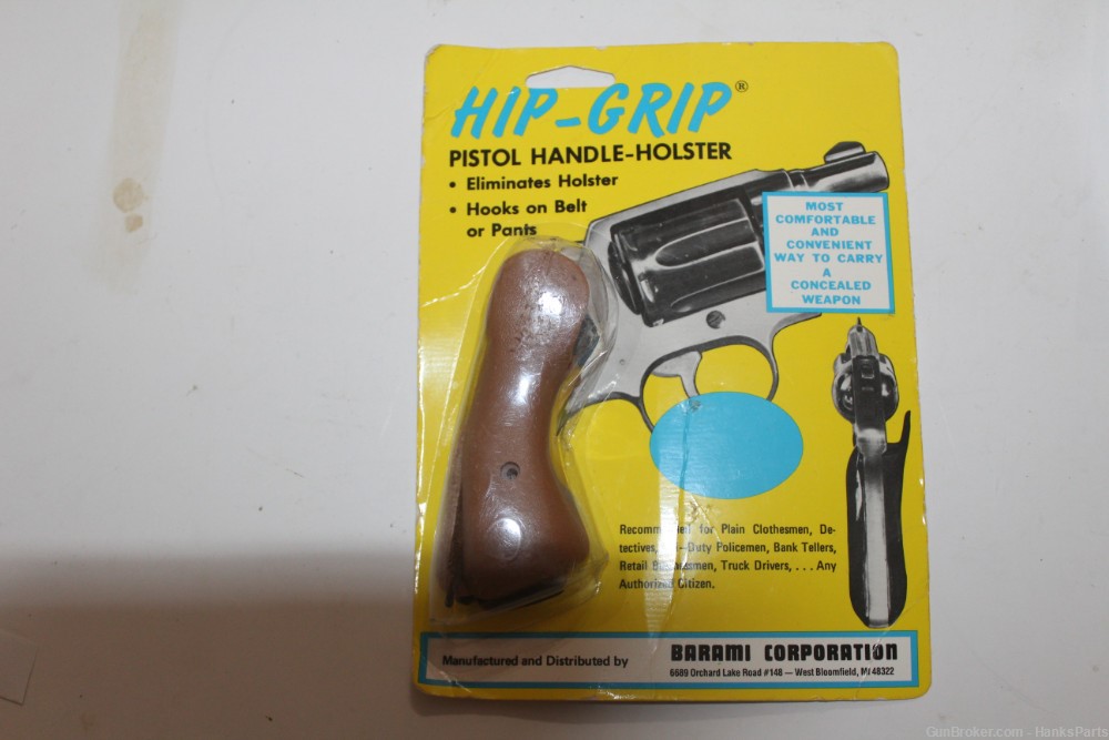 Barami Corp Hip-Grip # 89D Pistol Handle Holster Tan For RossiM68, M88-img-0