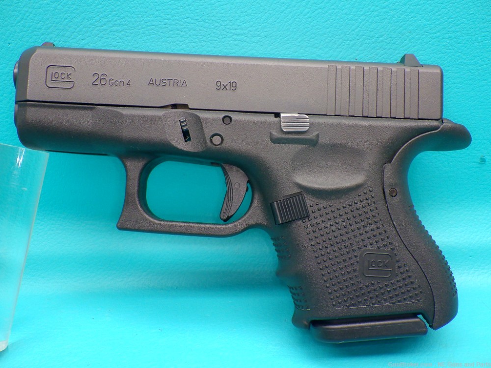 Glock 26 Gen 4 9mm 3.46"bbl Pistol W/ Box + 2 Mags-img-5
