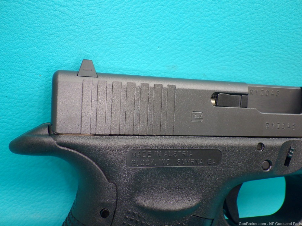 Glock 26 Gen 4 9mm 3.46"bbl Pistol W/ Box + 2 Mags-img-3