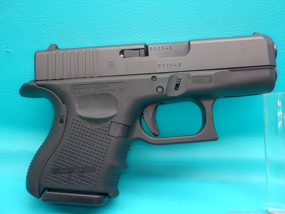 Glock 26 Gen 4 9mm 3.46"bbl Pistol W/ Box + 2 Mags-img-1