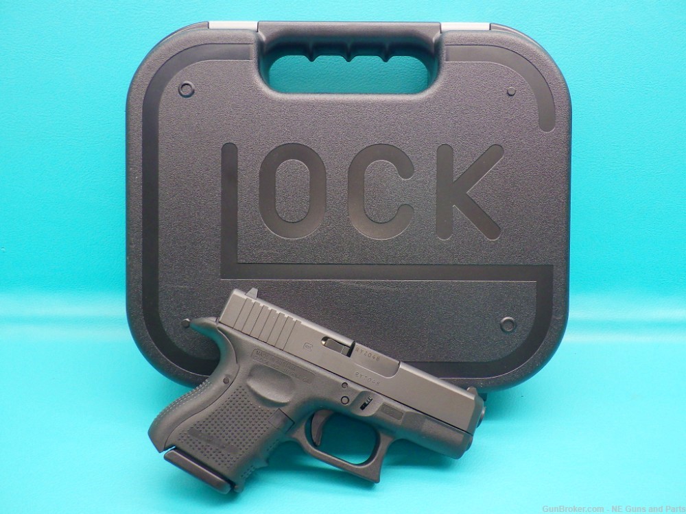 Glock 26 Gen 4 9mm 3.46"bbl Pistol W/ Box + 2 Mags-img-0