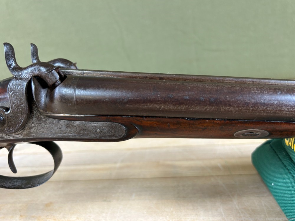 Trulock & Son Antique Double Barrel Muzzleloader Shotgun Ireland 12 GA VGC-img-27