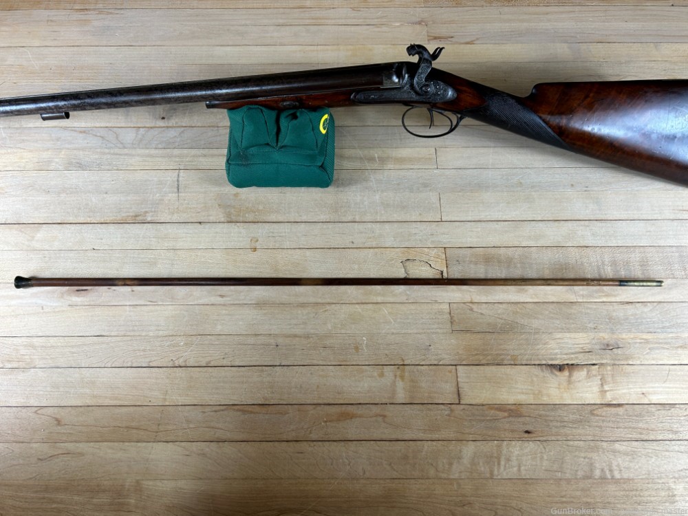 Trulock & Son Antique Double Barrel Muzzleloader Shotgun Ireland 12 GA VGC-img-54