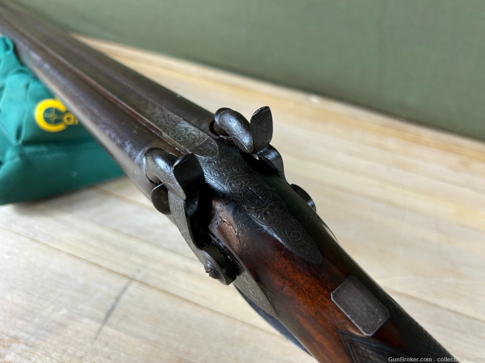 Trulock & Son Antique Double Barrel Muzzleloader Shotgun Ireland 12 GA VGC-img-19