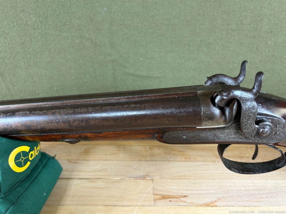 Trulock & Son Antique Double Barrel Muzzleloader Shotgun Ireland 12 GA VGC-img-8