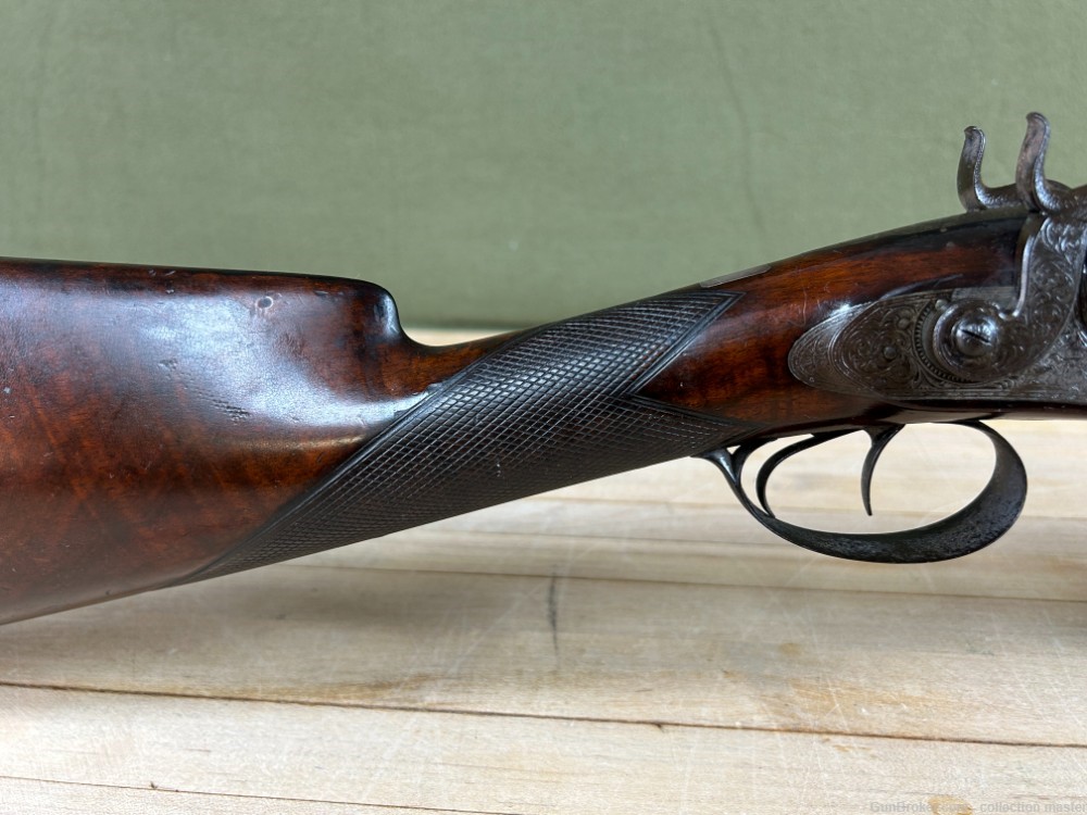 Trulock & Son Antique Double Barrel Muzzleloader Shotgun Ireland 12 GA VGC-img-23