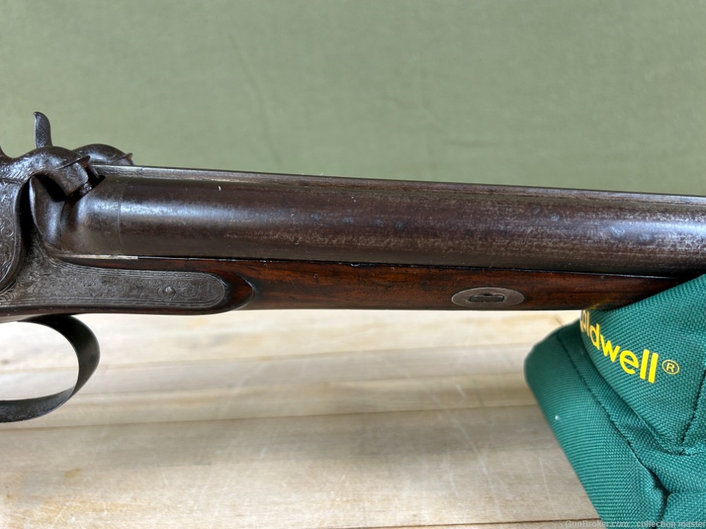 Trulock & Son Antique Double Barrel Muzzleloader Shotgun Ireland 12 GA VGC-img-26