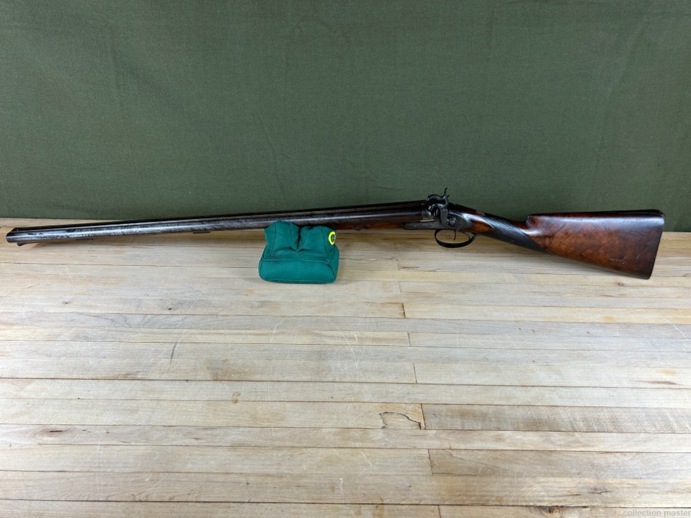 Trulock & Son Antique Double Barrel Muzzleloader Shotgun Ireland 12 GA VGC-img-0