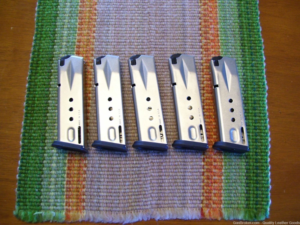 Lot of 5 Sig Sauer P228 9mm 13 rd Semi-Auto Pistol Magazine Made in U.S.A.-img-0