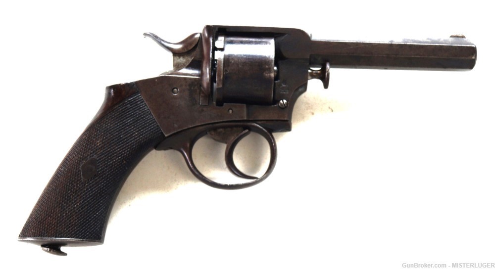 WEBLEY SOLID FRAME REVOLVER - ANTIQUE WITH AMMO-img-2