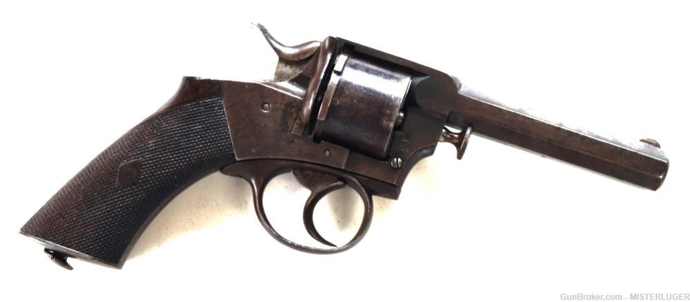 WEBLEY SOLID FRAME REVOLVER - ANTIQUE WITH AMMO-img-3