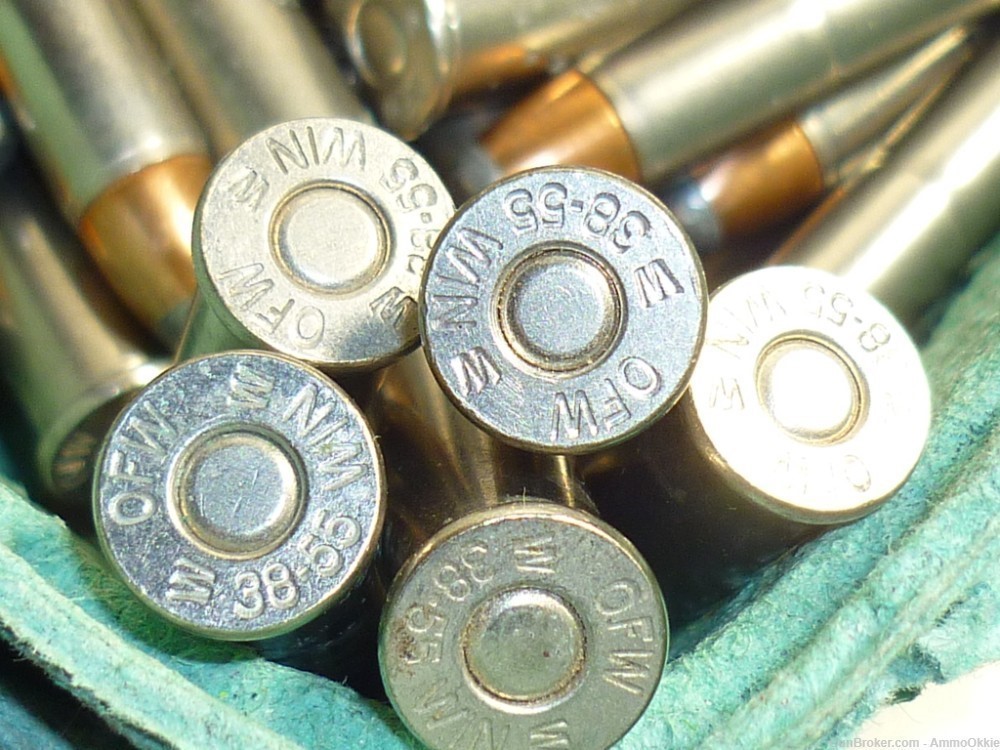 1rd 38-55 OLIVER WINCHESTER COMMEMORATIVE AMMO 255gr SP .38-55-img-10