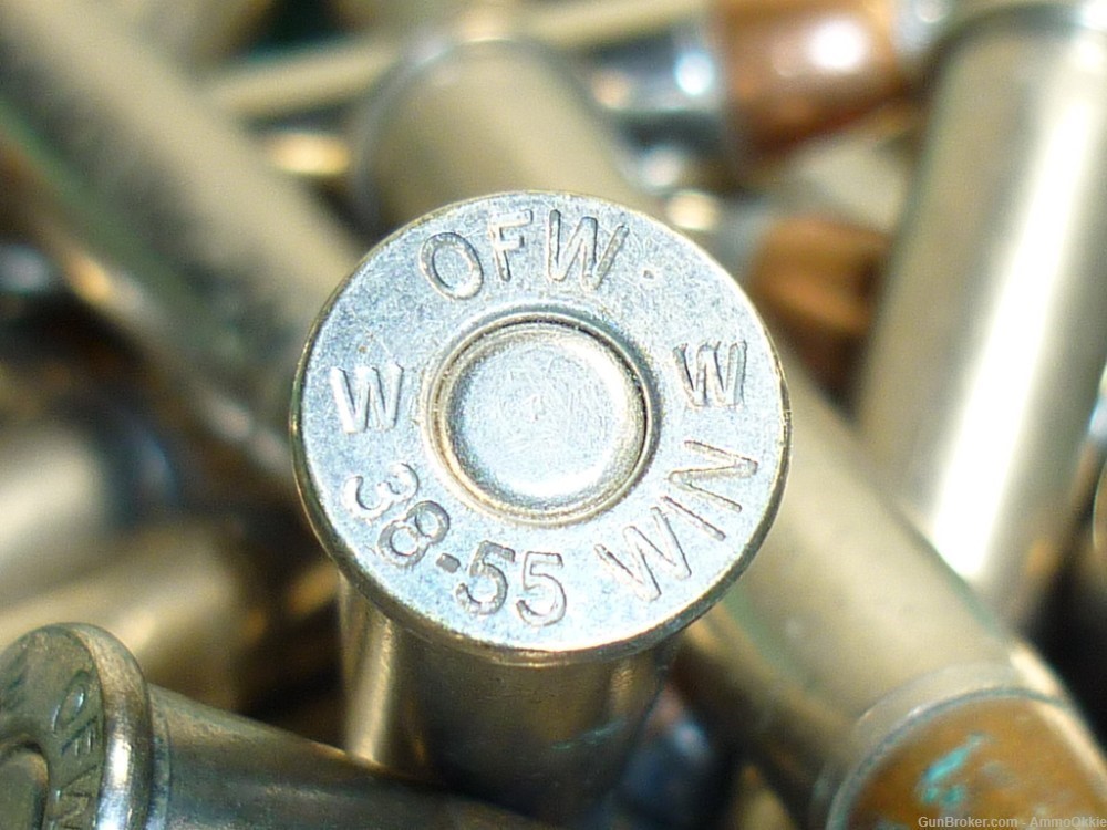 1rd 38-55 OLIVER WINCHESTER COMMEMORATIVE AMMO 255gr SP .38-55-img-0