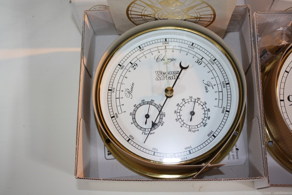 Time and weather instruments, New In Box, by Weems & Plath-img-1
