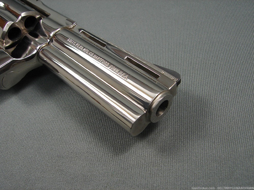 Colt Python 357 Mag 4" Nickel Mfg 1979-img-8