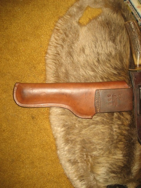 VINTAGE GEO. LAWRENCE HOLSTER .22 auto 6 3/4" !-img-2