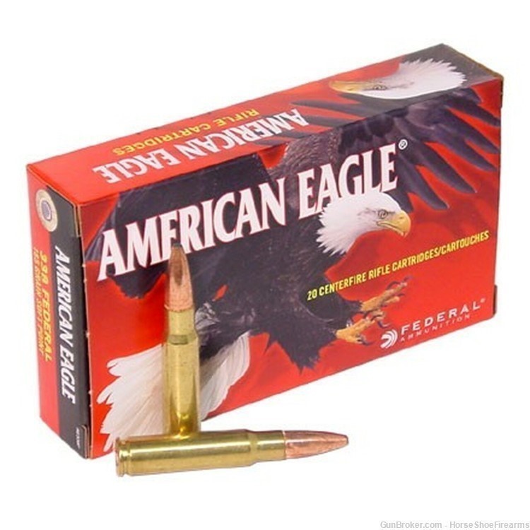 Federal American Eagle .338 Federal 185 Grain Soft Point 20/box-img-0