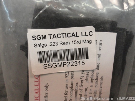2 SGM Saiga AK47 AK-47 5.56 .223 15rd mag clip SGMT RRA EAA-img-2