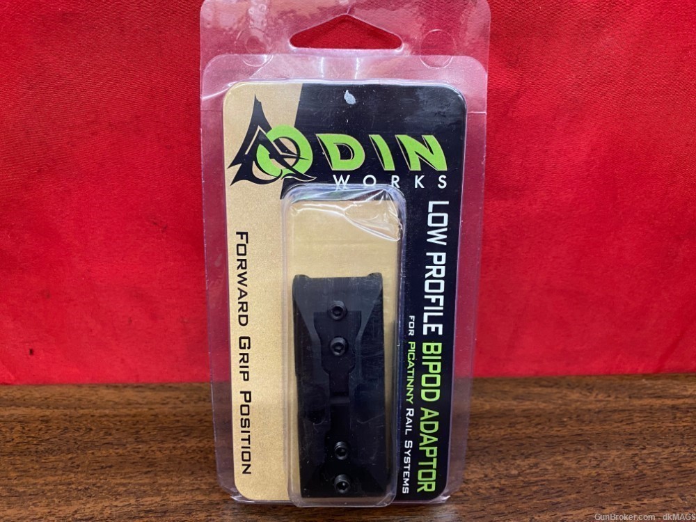 AR-15 Odin Works Low Profile Harris Bipod Adapter for Picatinny Rail System-img-0